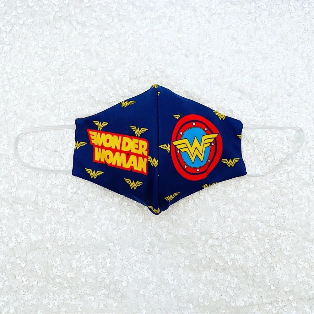 wonder woman child face mask